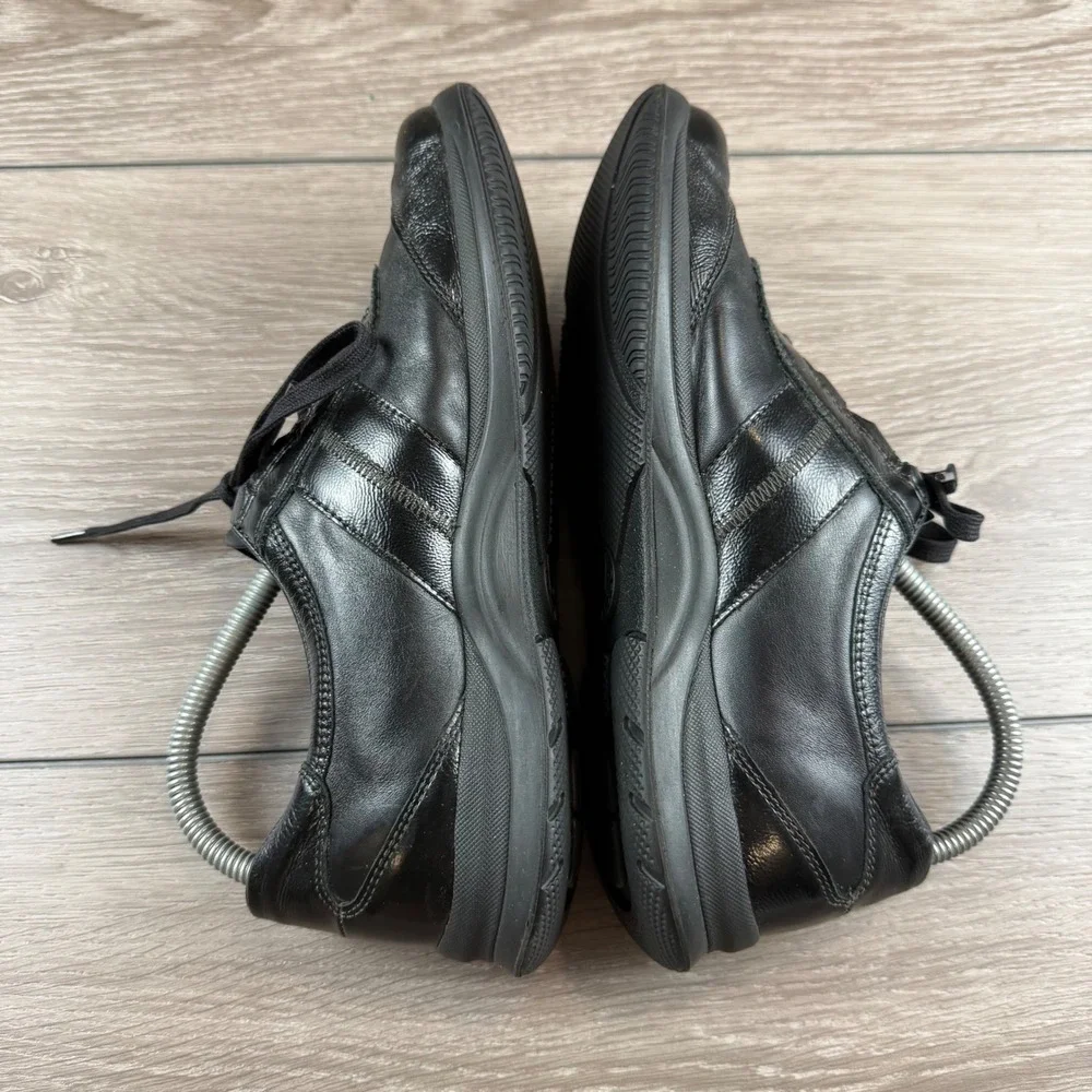 Mephisto Womens Runoff Air-Jet Leather Walking Shoes Black US 8 EUR 5.5